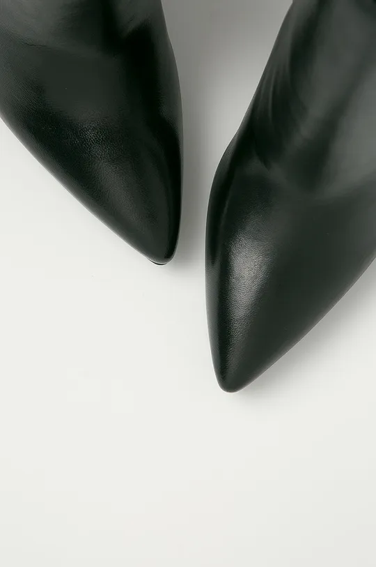 чёрный Guess Jeans - Кожаные ботинки