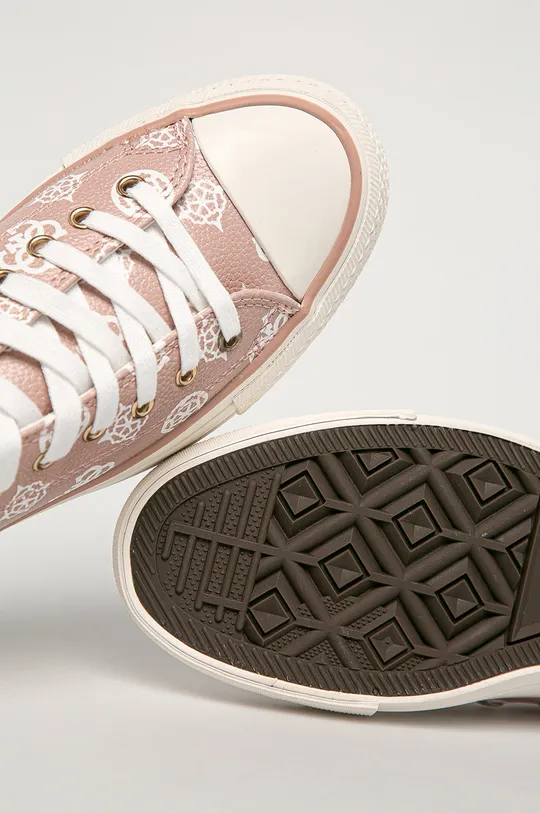 ροζ Guess Jeans - Πάνινα παπούτσια