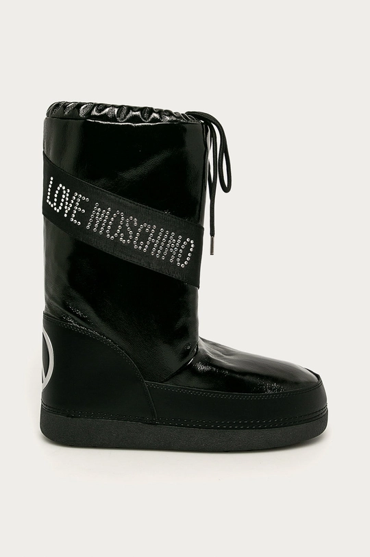 czarny Love Moschino - Śniegowce Damski