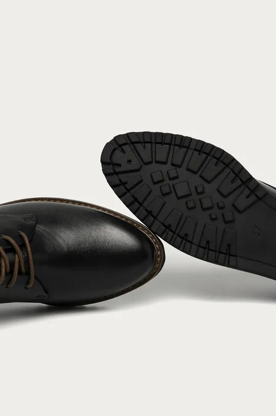 чёрный Marco Tozzi - Кожаные туфли