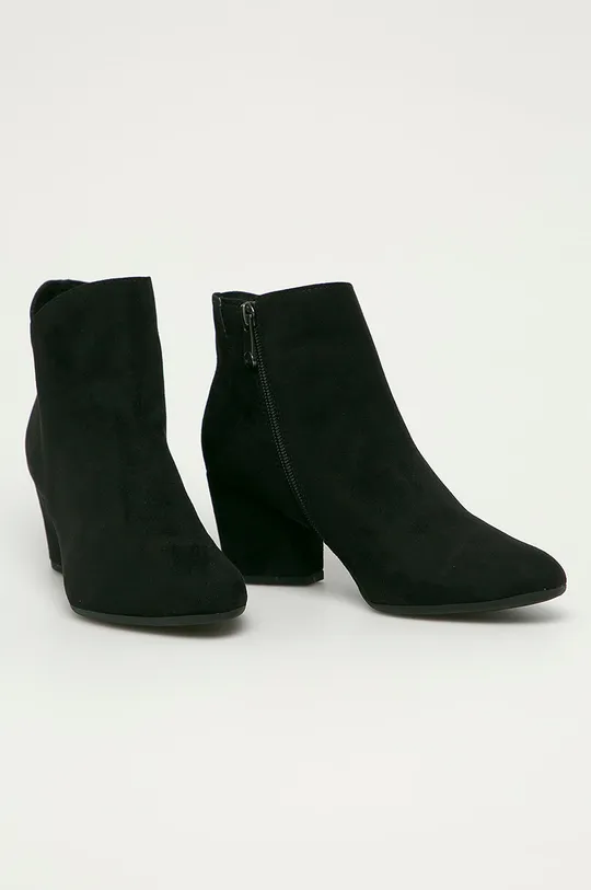 Marco Tozzi - Členkové topánky čierna
