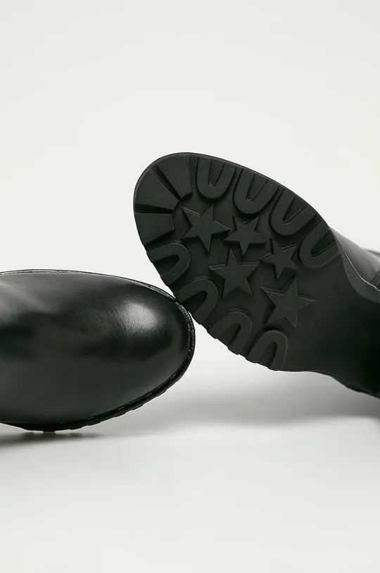 чорний Marco Tozzi - Шкіряні черевики