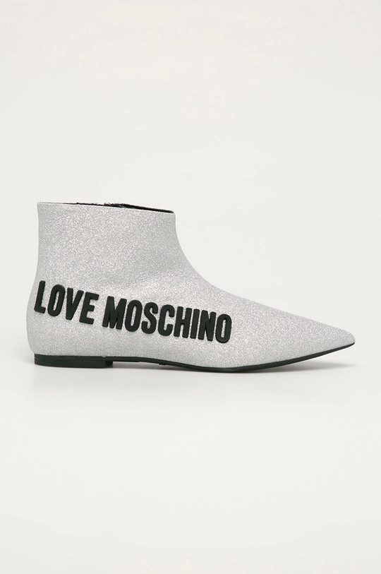 strieborná Love Moschino - Členkové topánky Dámsky