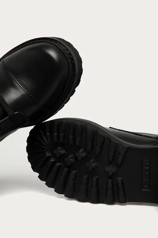 črna Dkny usnjeni čevlji
