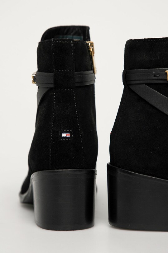 botki zamszowe tommy hilfiger