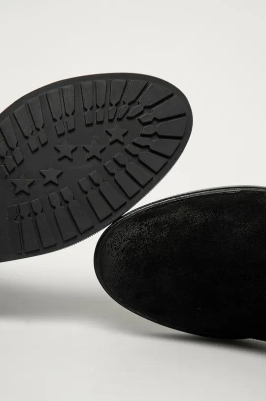 čierna Tommy Hilfiger - Semišové topánky