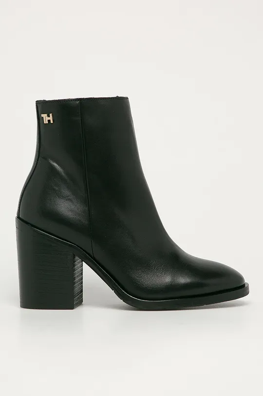 чорний Tommy Hilfiger - Шкіряні черевики Жіночий