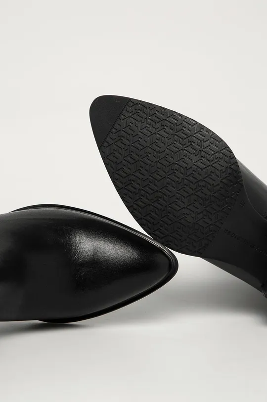 чорний Tommy Hilfiger - Шкіряні черевики