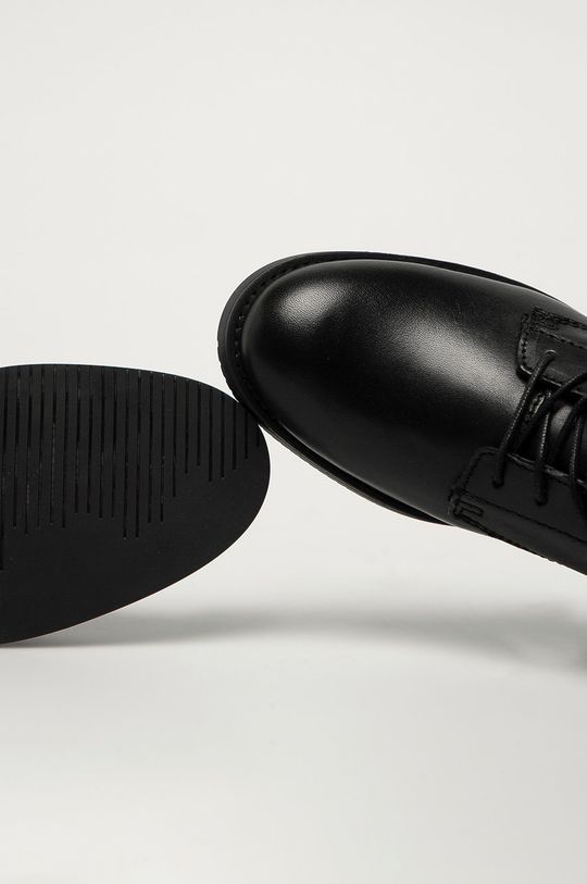 crna Tommy Jeans - Kožne cipele iznad gležnja