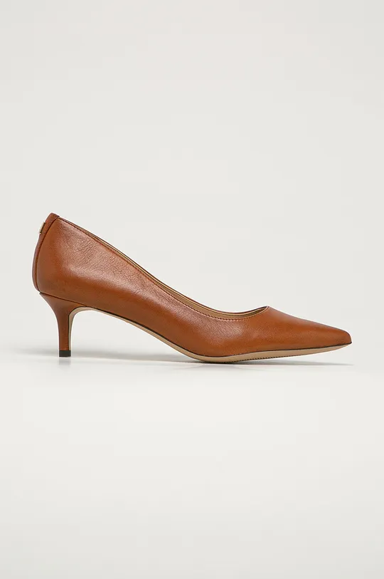 коричневый Lauren Ralph Lauren - Кожаные туфли Женский