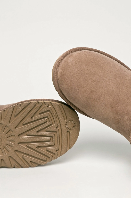 hnedá UGG - Semišové snehule Mini Bailey Bow II