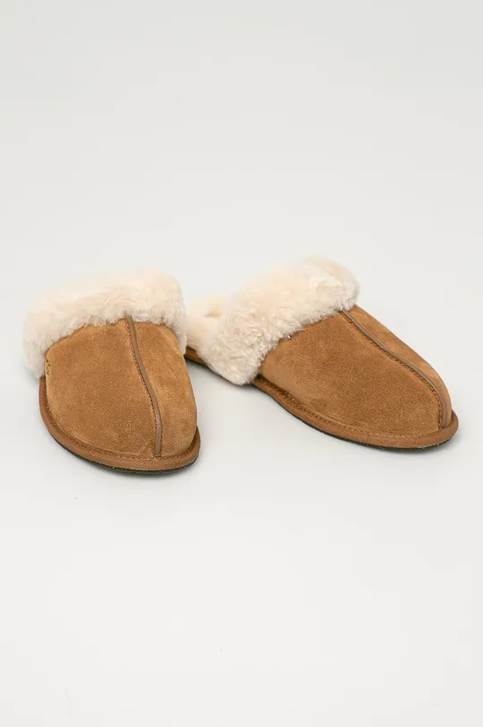 UGG suede slippers Scuffette II brown