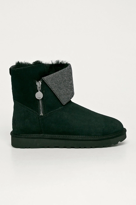 čierna UGG - Semišové snehule Classic Caviar Mini Dámsky