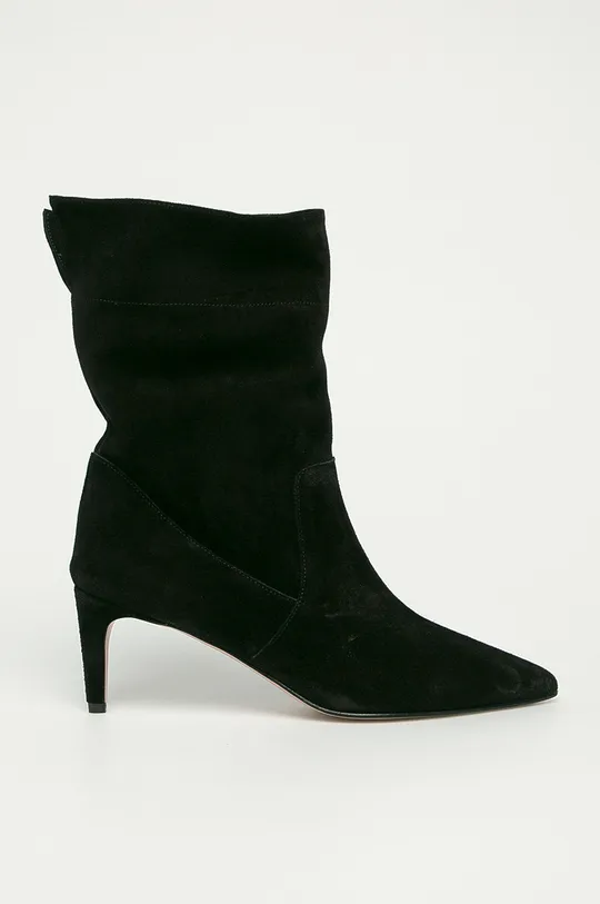 μαύρο Red Valentino - Δερμάτινες μπότες Γυναικεία