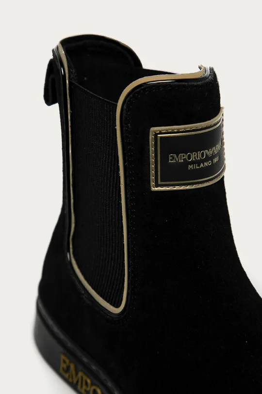 Emporio Armani - Magascipő velúrból Női