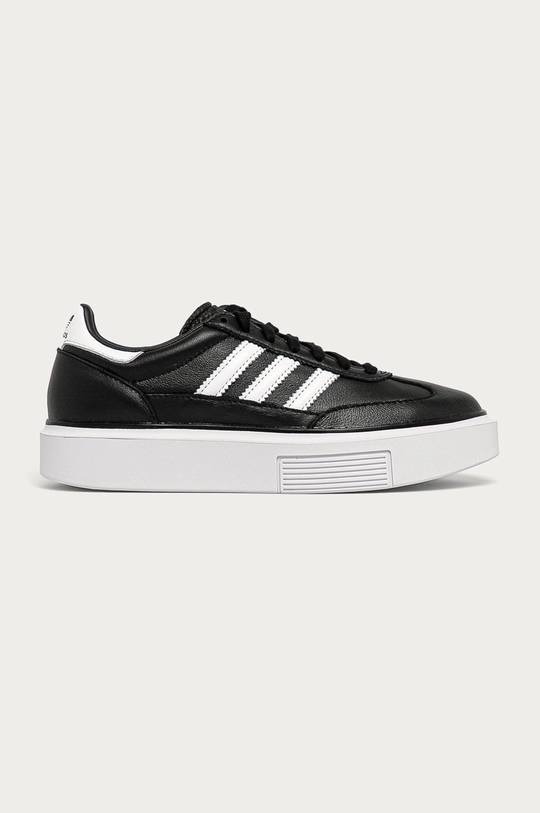 czarny adidas Originals - Buty skórzane Sleek Super EG6768 Damski