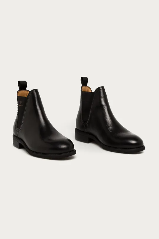 Gant - Δερμάτινες μπότες Τσέλσι Ainsley μαύρο