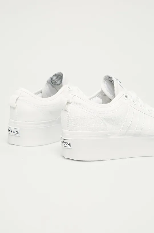 Πάνινα παπούτσια adidas Originals λευκό