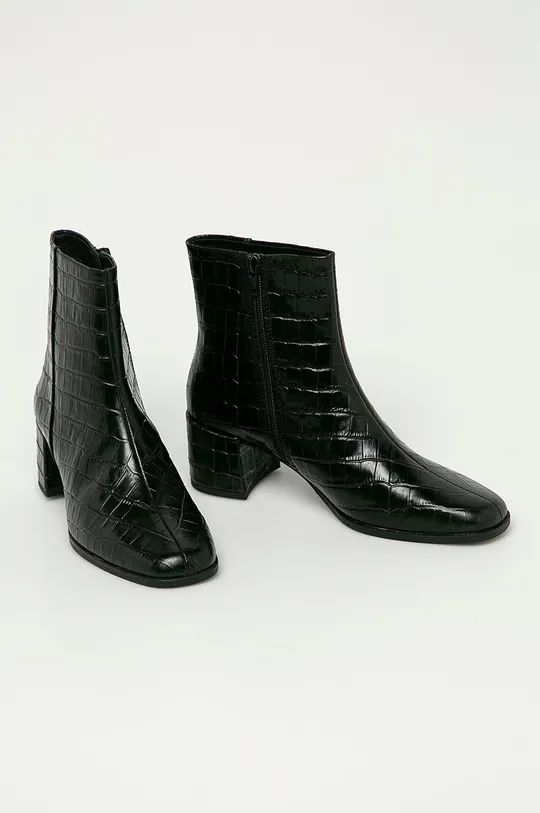 Vagabond Shoemakers Shoemakers - Δερμάτινες μπότες Stina μαύρο
