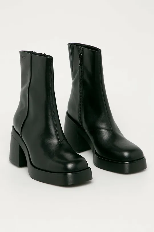 Vagabond Shoemakers - Kožne cipele iznad gležnja Brooke crna