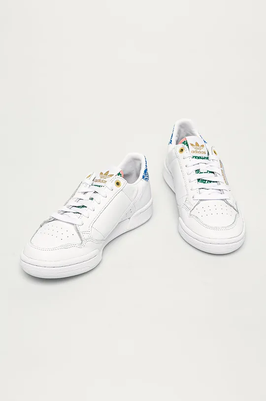 adidas Originals - Шкіряні черевики Continental 80 FW2534 білий
