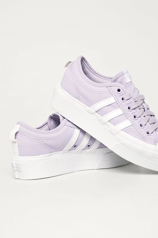 fialová adidas Originals - Tenisky Nizza FV5455