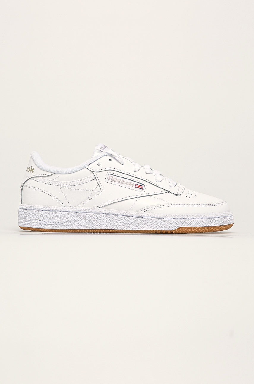 bílá Kožené sneakers boty Reebok Classic CLUB C 85 Dámský