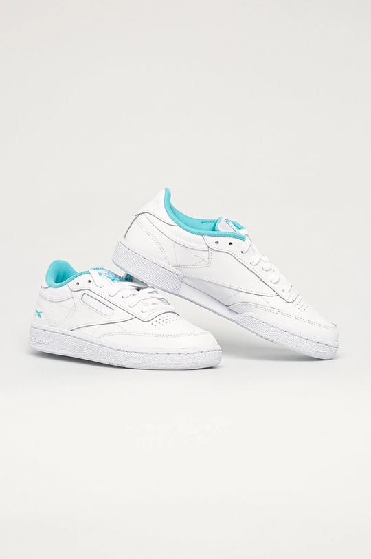 Reebok Classic - Kožená obuv Club C 85 FV1096 biela