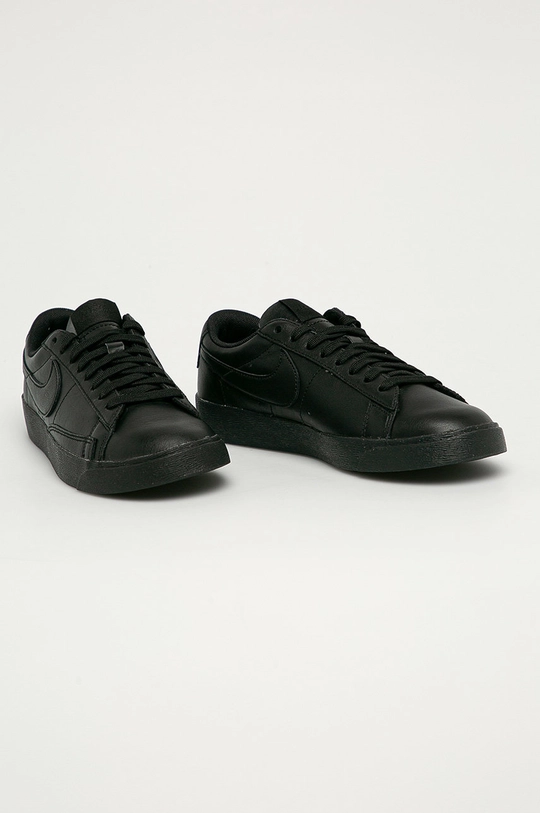 Nike Sportswear - Kožená obuv Blazer Low LE čierna