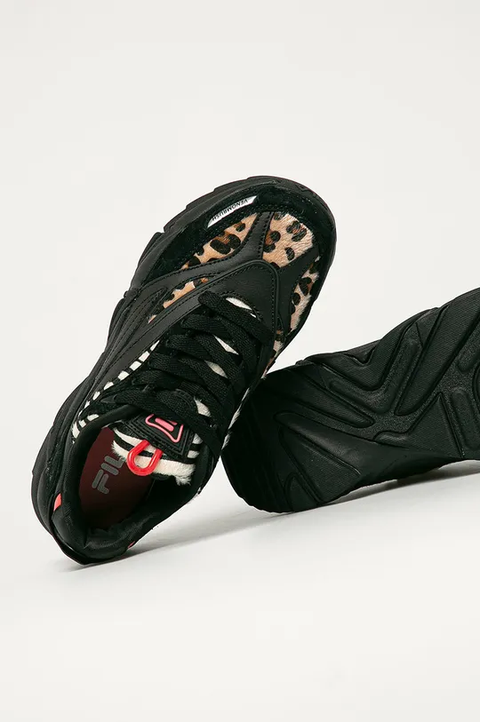 чорний Fila - Шкіряні черевики Venomrush