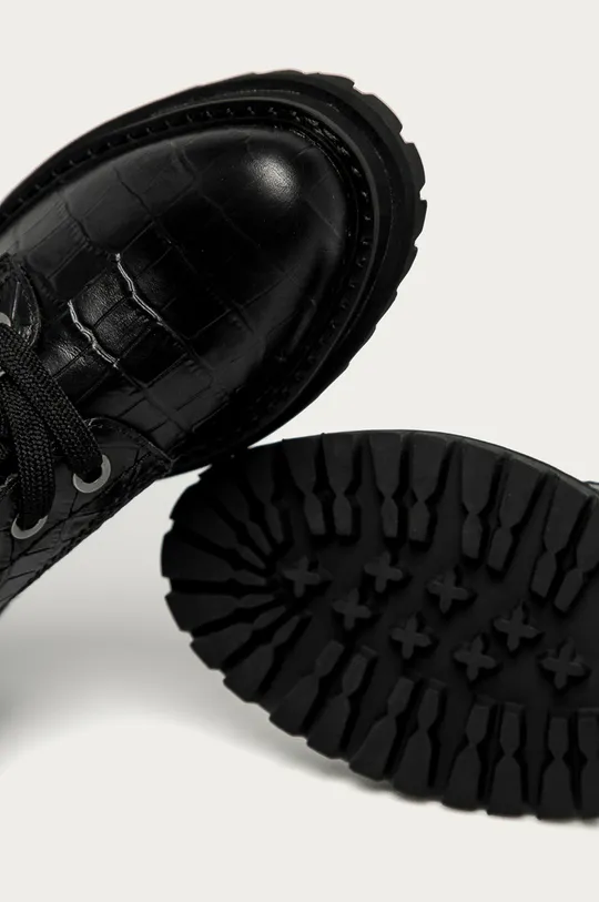 чорний Kurt Geiger London - Шкіряні черевики Siva