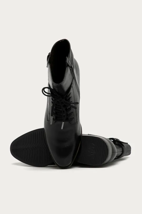 μαύρο Tamaris - Δερμάτινες μπότες