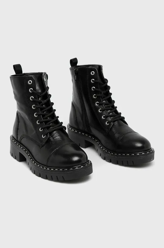 Aldo - Шкіряні черевики Gwemma чорний