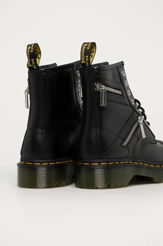 Dr. Martens - Workery skórzane 1460 Bex Zip Cholewka: Skóra naturalna, Wnętrze: Materiał syntetyczny, Materiał tekstylny, Podeszwa: Materiał syntetyczny