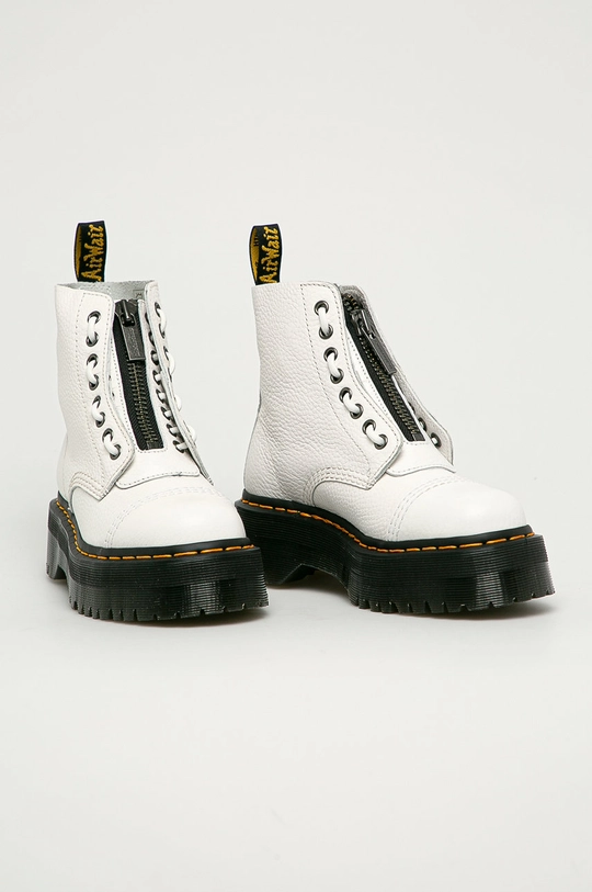 Dr. Martens leather ankle boots Sinclair white