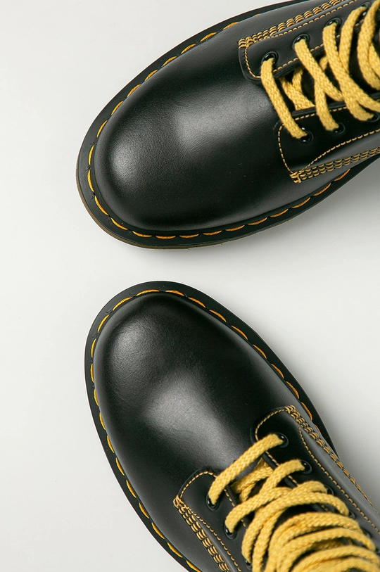 čierna Dr. Martens - Kožené workery 1460 Pascal