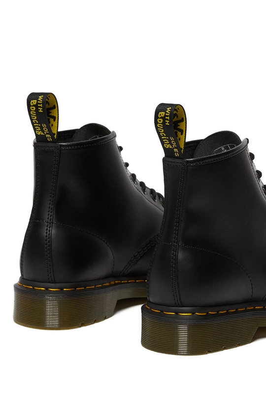 czarny Dr. Martens workery skórzane 101 Yellow Stitch