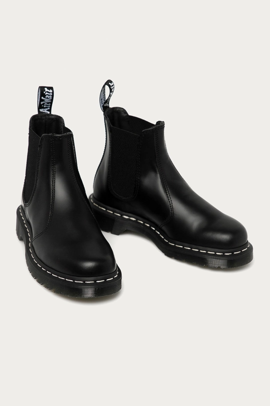 Dr. Martens - Kožené topánky Chelsea 2976 čierna