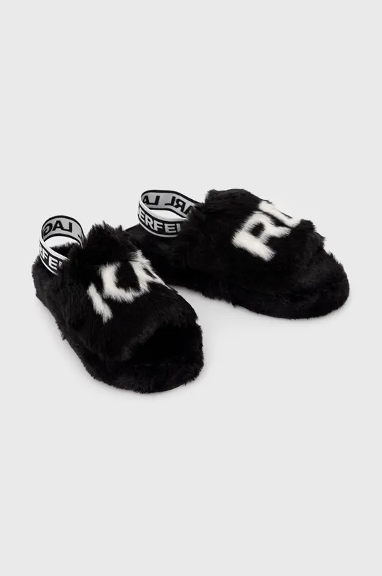 Kućne papuče Karl Lagerfeld crna