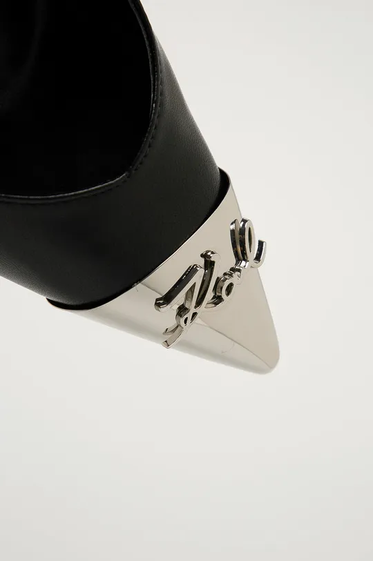 Karl Lagerfeld - Шкіряні туфлі чорний