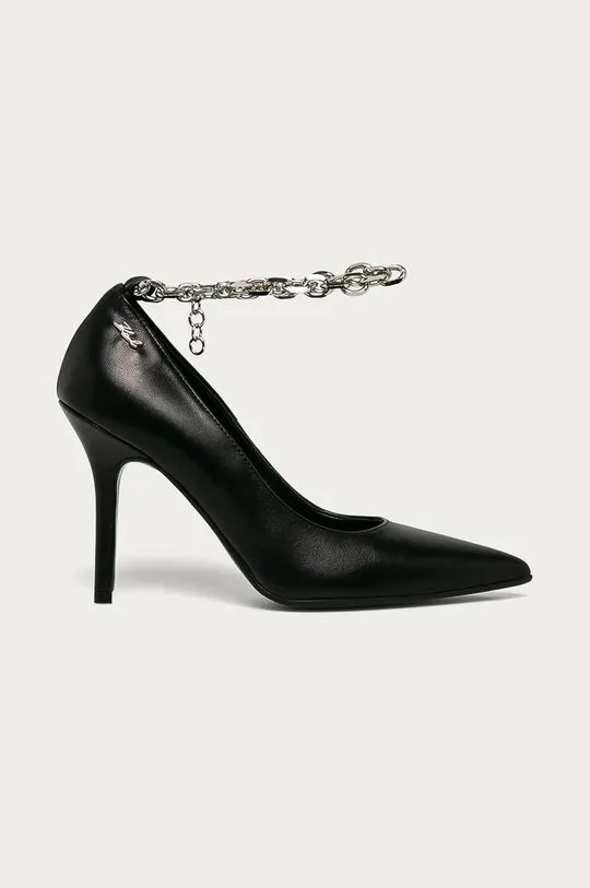 чёрный Karl Lagerfeld - Кожаные туфли Женский