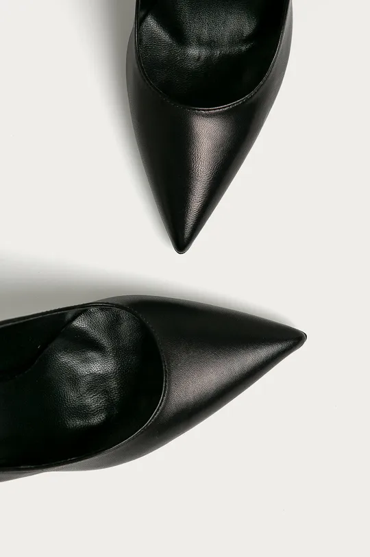 чёрный Karl Lagerfeld - Кожаные туфли