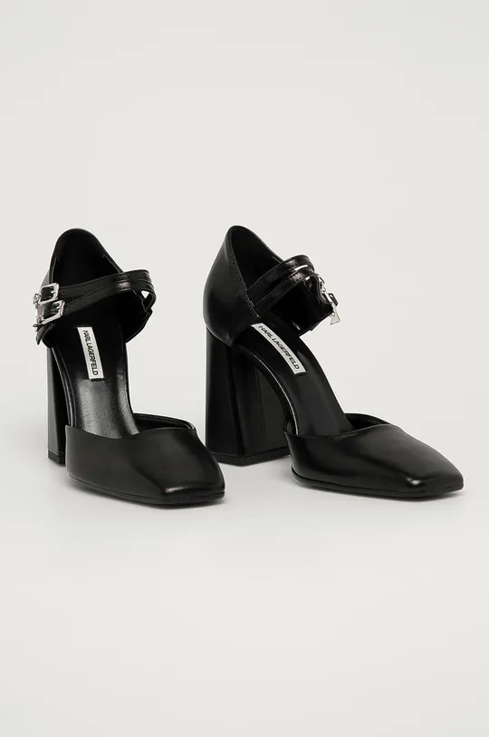 Karl Lagerfeld - Кожаные туфли чёрный