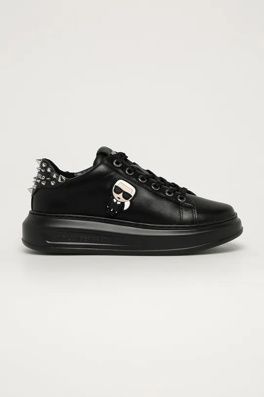 črna Karl Lagerfeld usnjeni čevlji Ženski