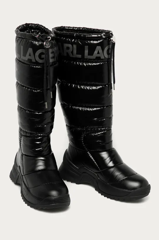 Karl Lagerfeld - Зимние сапоги чёрный