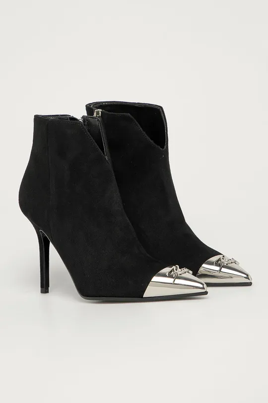 Karl Lagerfeld - Шкіряні черевики чорний