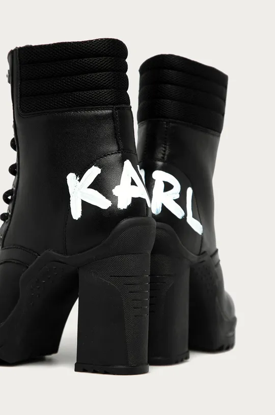Karl Lagerfeld - Шкіряні черевики  Халяви: Текстильний матеріал, Натуральна шкіра Внутрішня частина: Текстильний матеріал, Натуральна шкіра Підошва: Синтетичний матеріал