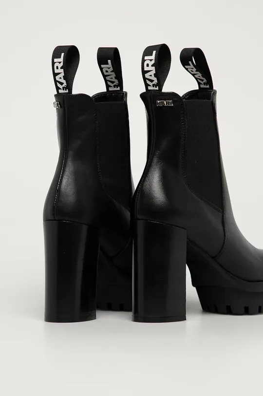 Karl Lagerfeld - Δερμάτινες μπότες Τσέλσι  Πάνω μέρος: Φυσικό δέρμα Εσωτερικό: Συνθετικό ύφασμα, Φυσικό δέρμα Σόλα: Συνθετικό ύφασμα