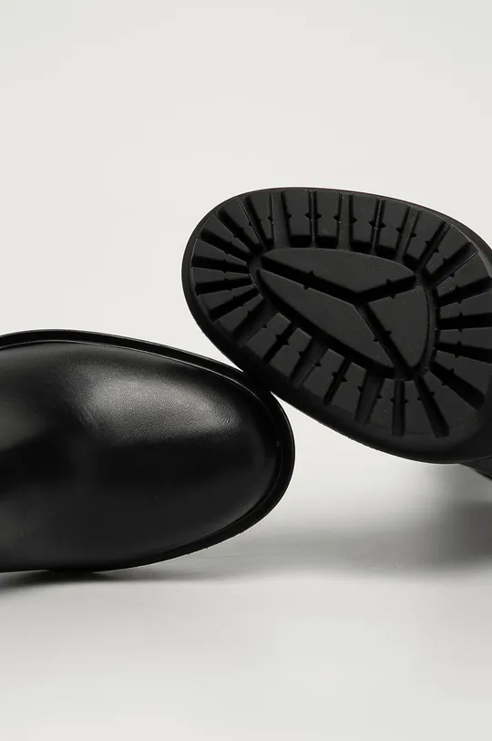 μαύρο Karl Lagerfeld - Δερμάτινες μπότες Τσέλσι