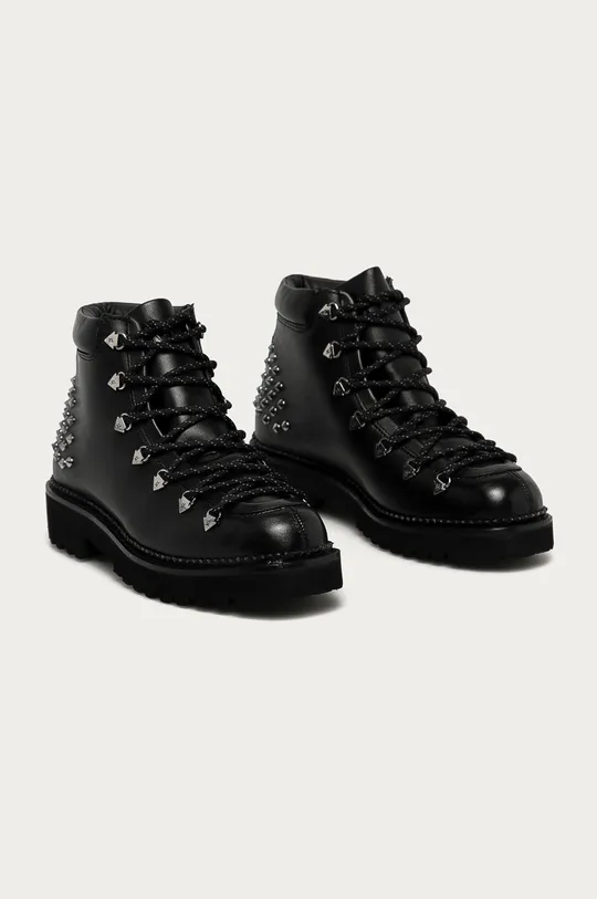 Karl Lagerfeld - Кожаные ботинки чёрный